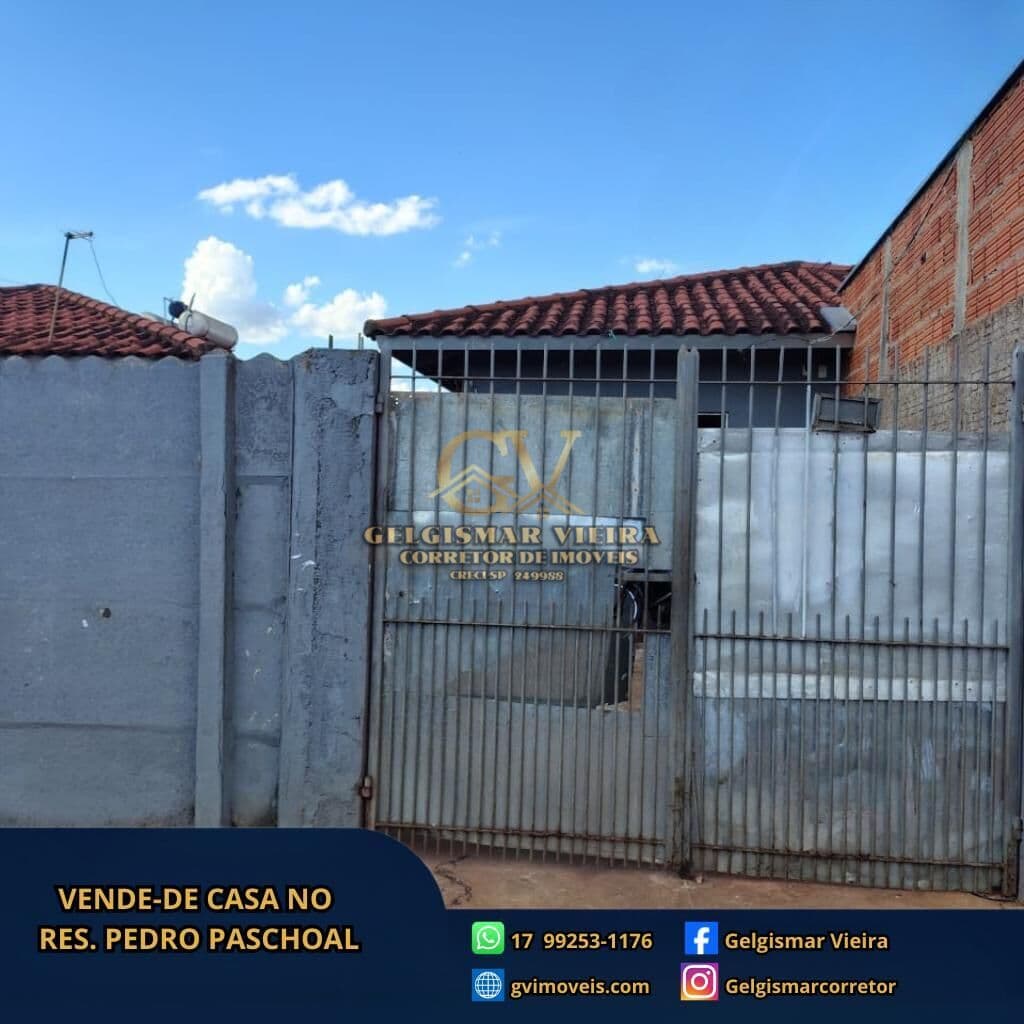 🏡 VENDE-SE CASA NO RES. PEDRO PASCHOAL — BEBEDOURO - SP 🏡