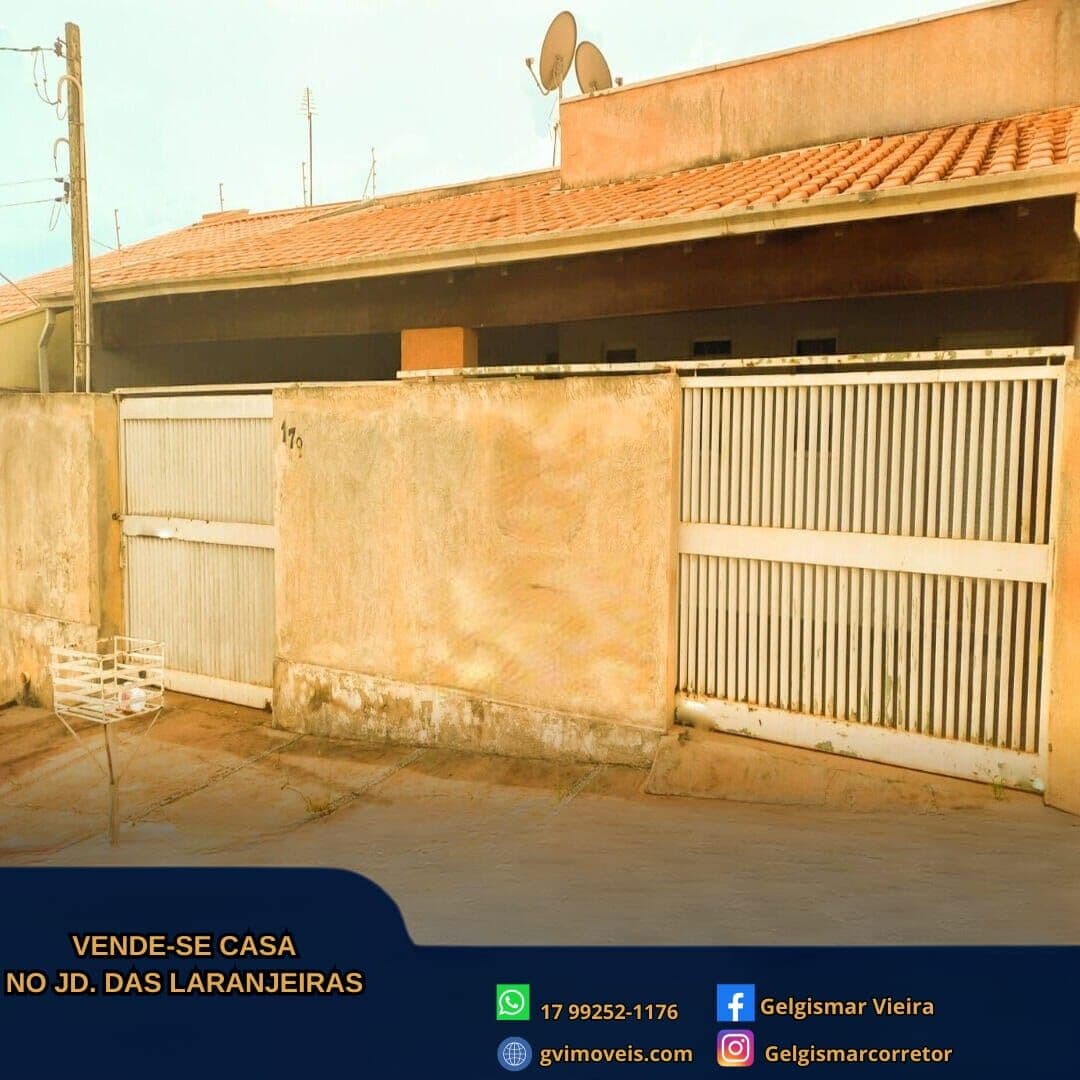 🏡 VENDE-SE CASA NO JARDIM DAS LARANJEIRAS - BEBEDOURO - SP 🏡