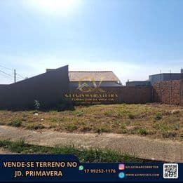 🏡 VENDE-SE TERRENO NO JD. PRIMAVERA - BEBEDOURO - SP 🏡