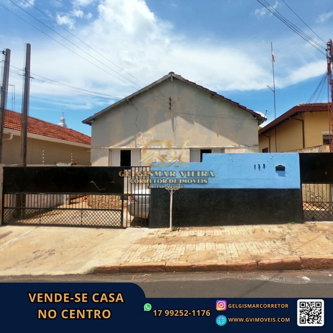 🏡 VENDE-SE CASA NO CENTRO – BEBEDOURO - SP 🏡