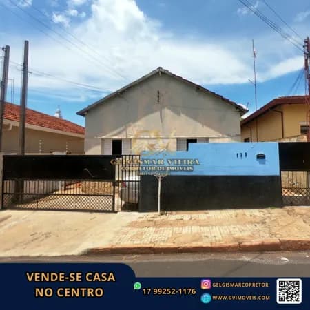 🏡 VENDE-SE CASA NO CENTRO – BEBEDOURO - SP 🏡