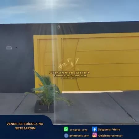 🏡 VENDE-SE EDÍCULA NO SETEJARDIM - BEBEDOURO - SP 🏡