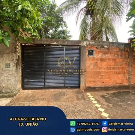 🏡 ALUGA-SE CASA NO JD. UNIÃO - BEBEDOURO - SP 🏡