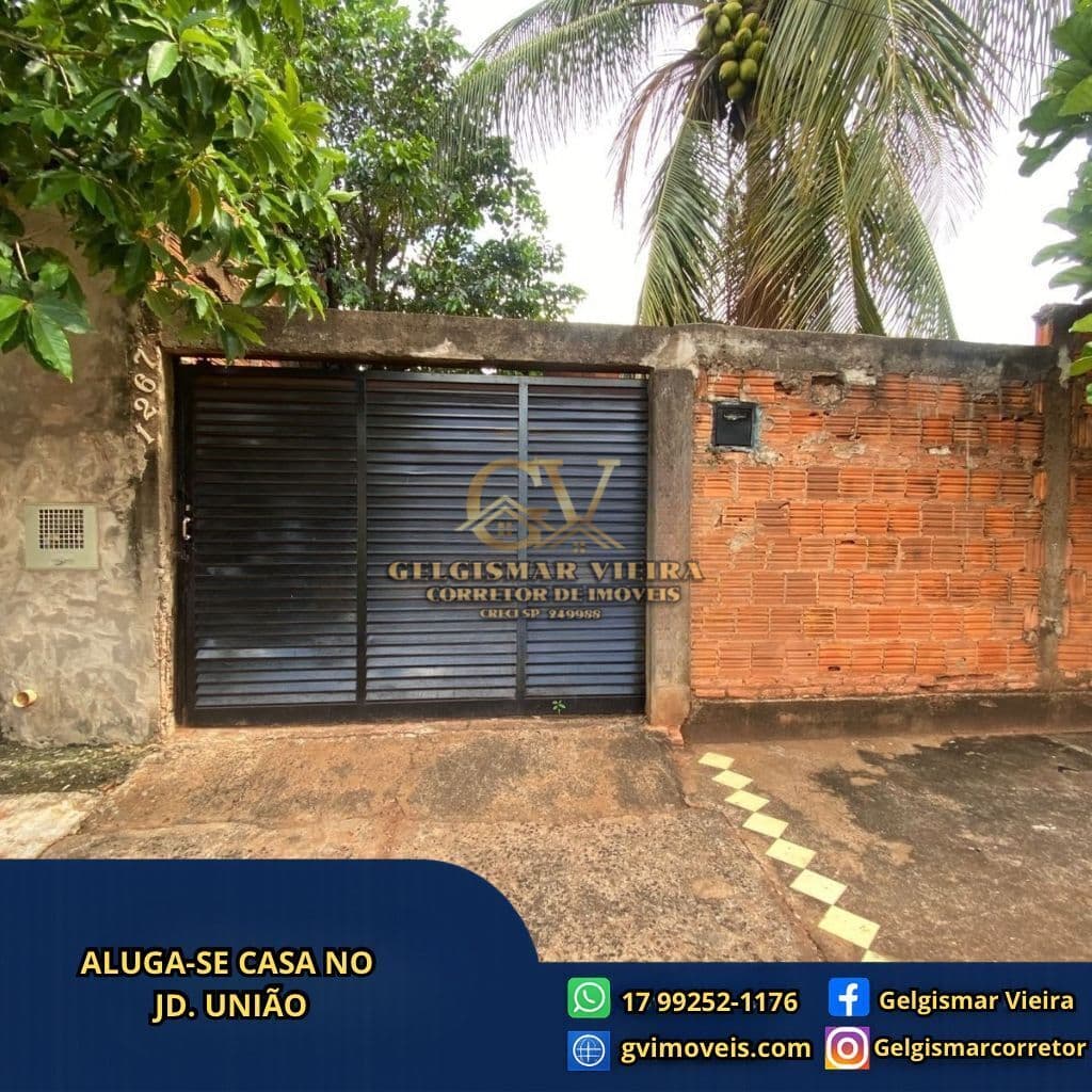 🏡 ALUGA-SE CASA NO JD. UNIÃO - BEBEDOURO - SP 🏡