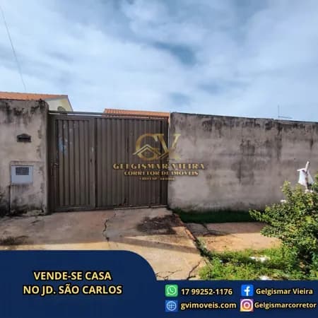 🏡 VENDE-SE CASA NO JD. SÃO CARLOS - BEBEDOURO - SP 🏡