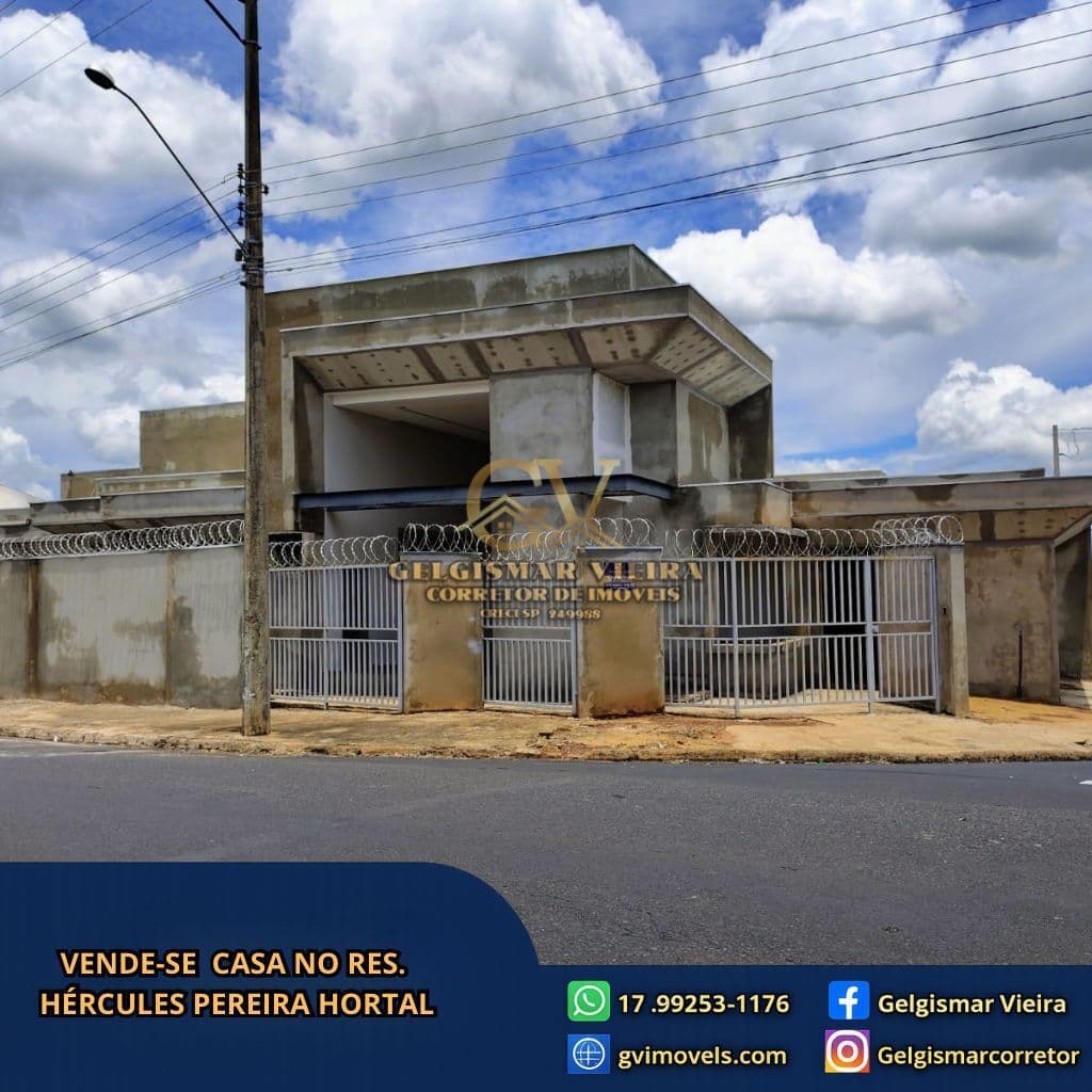 🏡 VENDE-SE CASA NO RES. DR. HÉRCULES PEREIRA HORTAL - BEBEDOURO - SP 🏡