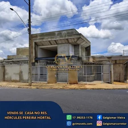 🏡 VENDE-SE CASA NO RES. DR. HÉRCULES PEREIRA HORTAL - BEBEDOURO - SP 🏡