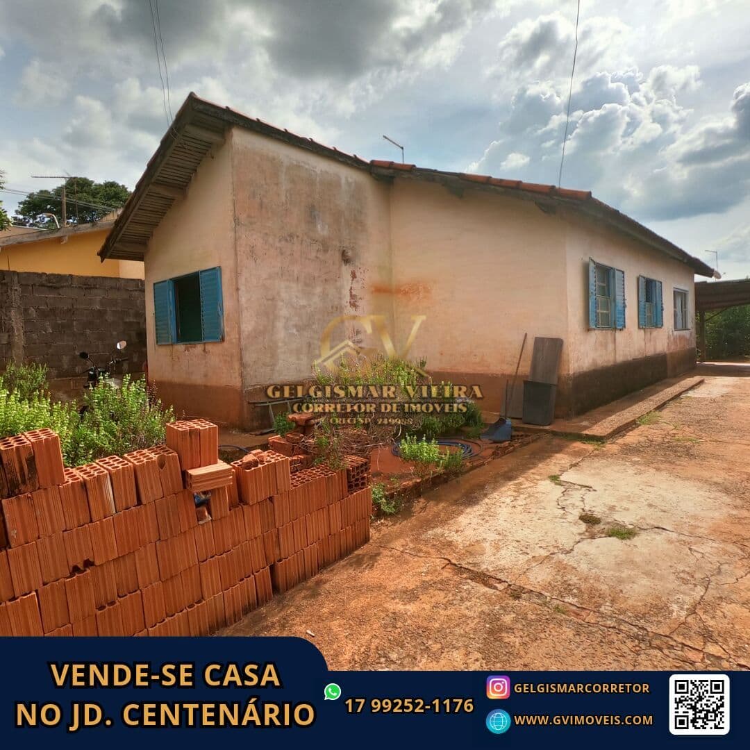 🏡 VENDE-SE CASA NO RES. CENTENÁRIO — BEBEDOURO 🏡
