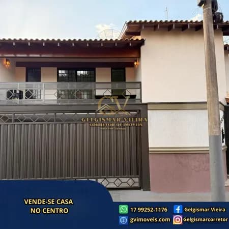 🏡 VENDE-SE CASA NO CENTRO – BEBEDOURO - SP 🏡
