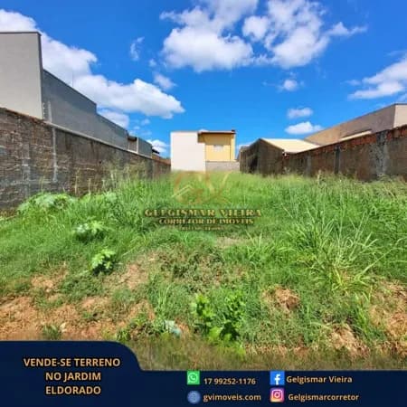 🏡 VENDE-SE TERRENO NO JARDIM ELDORADO - BEBEDOURO 🏡