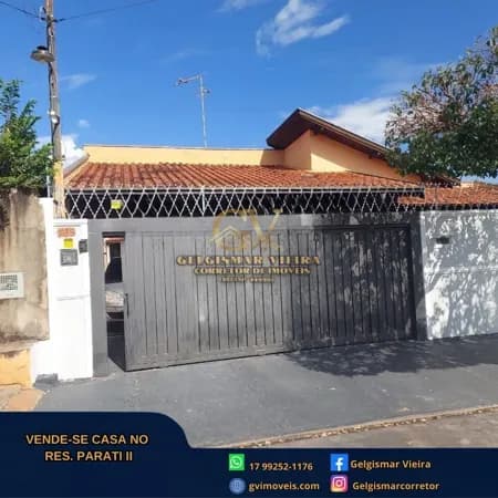🏠 VENDE-SE CASA NO RES. PARATI II - BEBEDOURO - SP 🏠