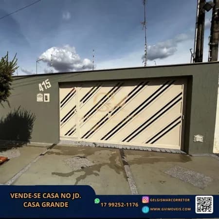 🏡 VENDE-SE CASA NO JD. CASA GRANDE — BEBEDOURO — SP🏡