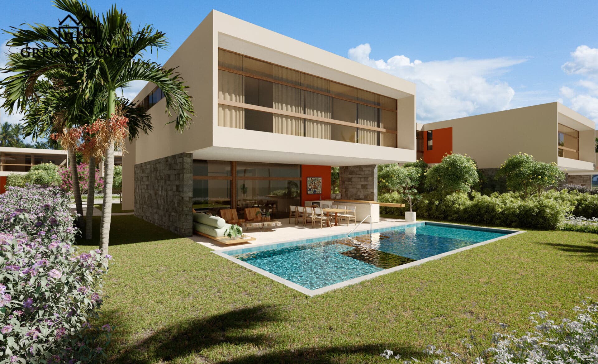Casas duplex à venda Condomínio Paratiisi | Carneiros-PE