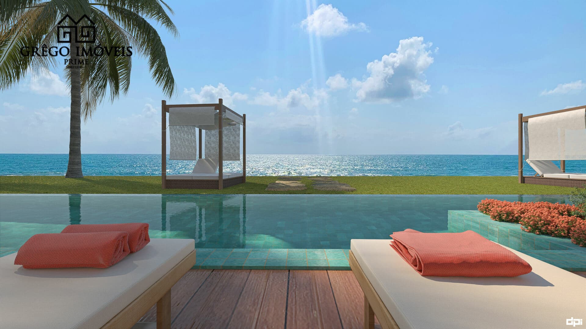 Apartamentos à beira-mar à venda no Condomínio La Playa Flat | Porto de Galinhas