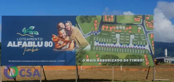 Vende-se Terrenos em Timbó, Loteamento Alfablu 80.