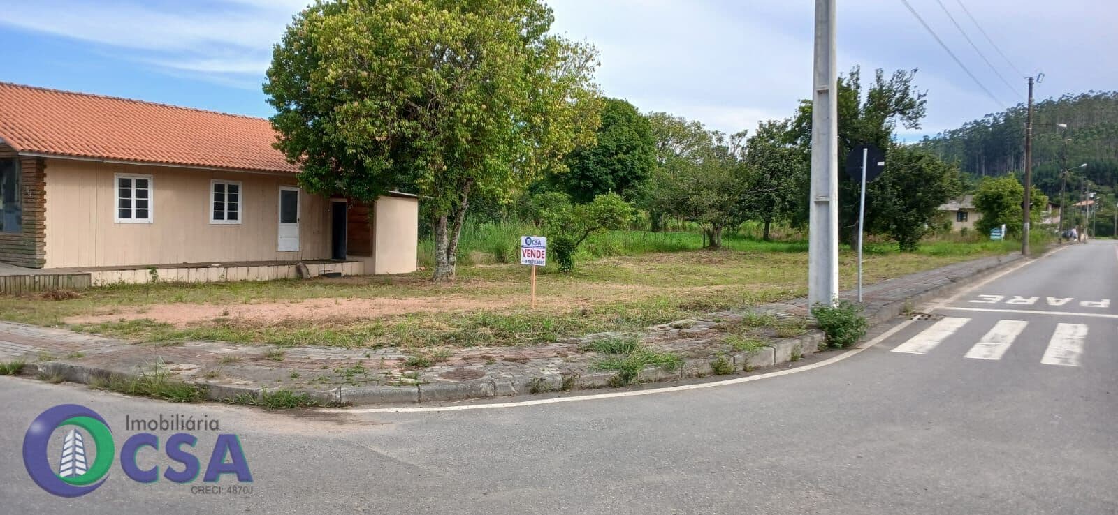 Terreno à venda no Centro de Doutor Pedrinho/SC