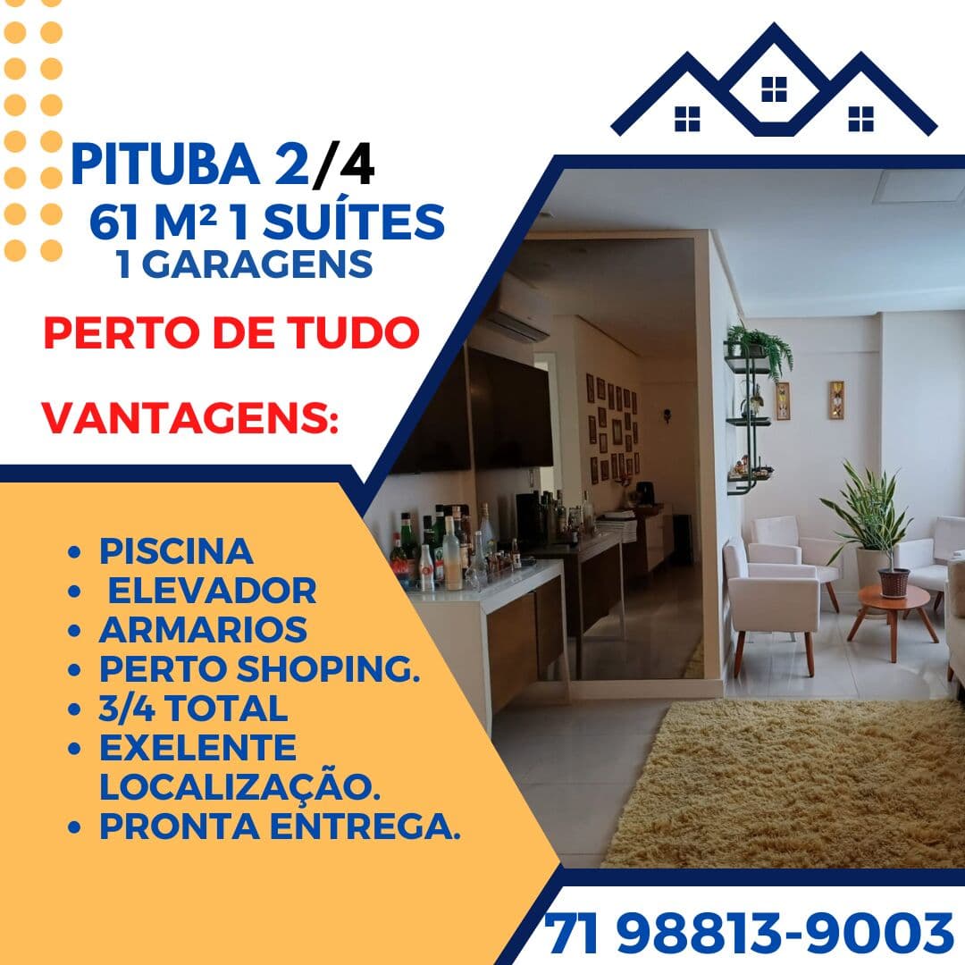 Apartamento Padrão para Venda em Piatã Salvador-BA