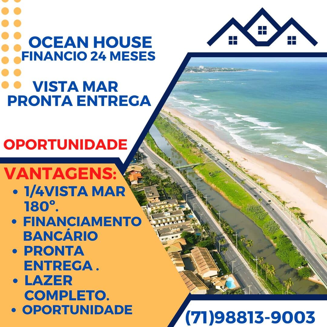 1/4 Vista mar, financio direto ou banco, lazer completo, pronta entrega Oportunidade
