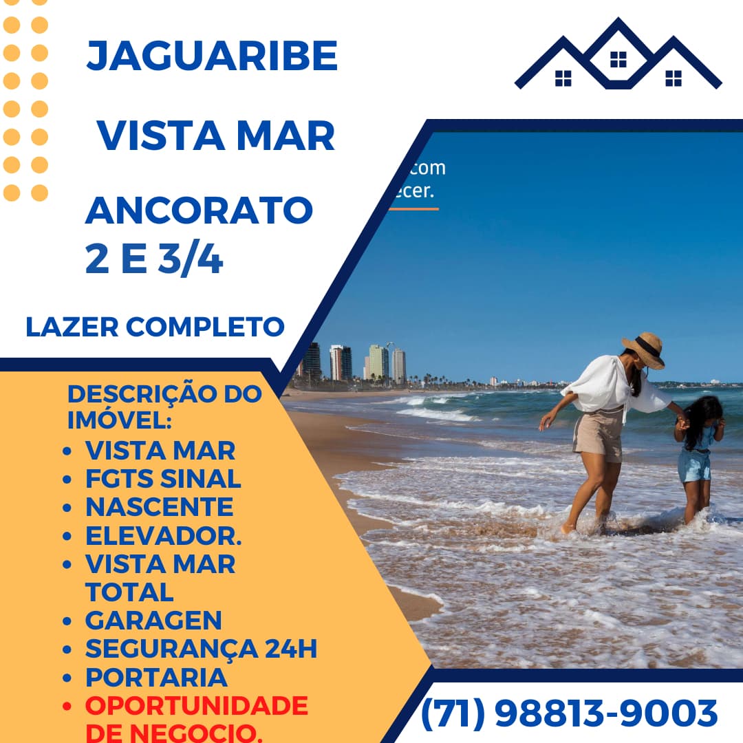 2/4 vista mar, Lazer competo, Garagem, Ancorato , Ocean, Beach Class oportunidade