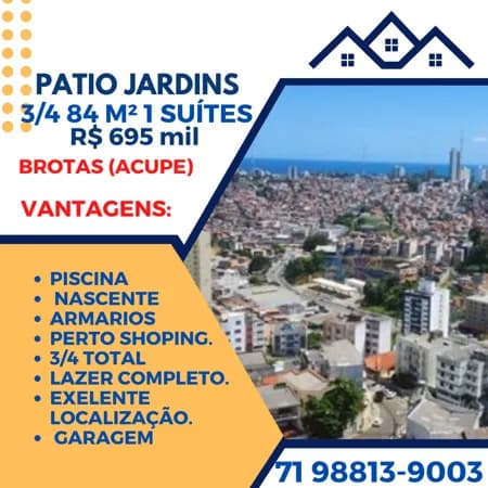 2/4 vista mar, patio jardins, patio arvoredo, nacente armarios 1 garagen Oportunidade
