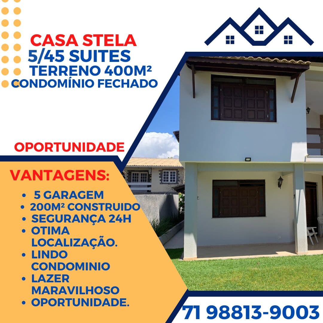 Casa 3/4 terrea 600M² terreno condominio fechado 10 garagens 100 M do mar, oportunidade