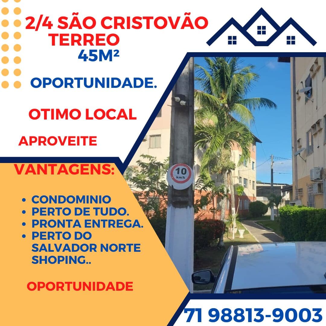 2 quarto em ótima localização perto do Salvador Norte shoping oportunidade de negócio.