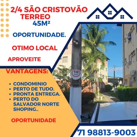 2 quarto em ótima localização perto do Salvador Norte shoping oportunidade de negócio.