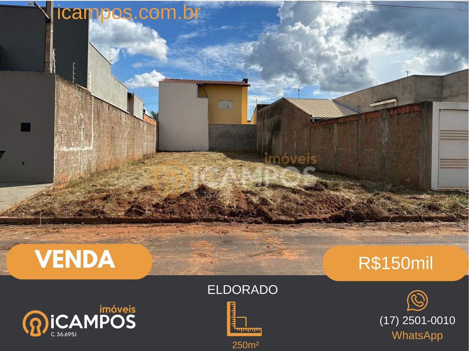 Lote/Terreno em Bebedouro - Parque Residencial Eldorado