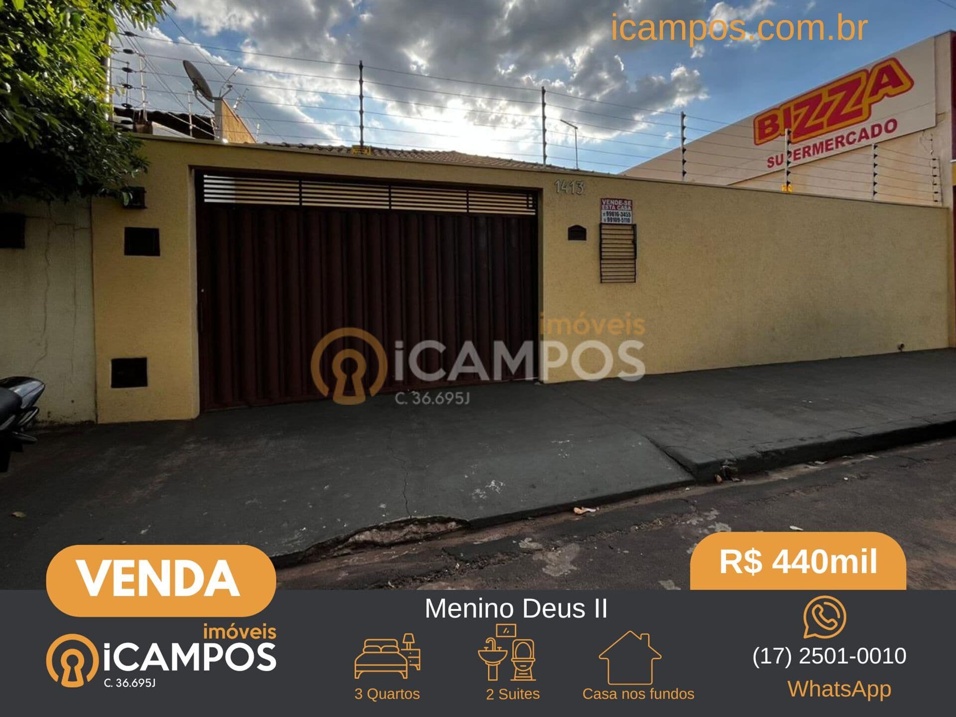 Casa em Bebedouro - Jardim Menino Deus II