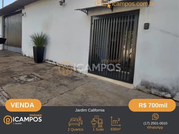 Casa em Bebedouro - Jardim Califórnia