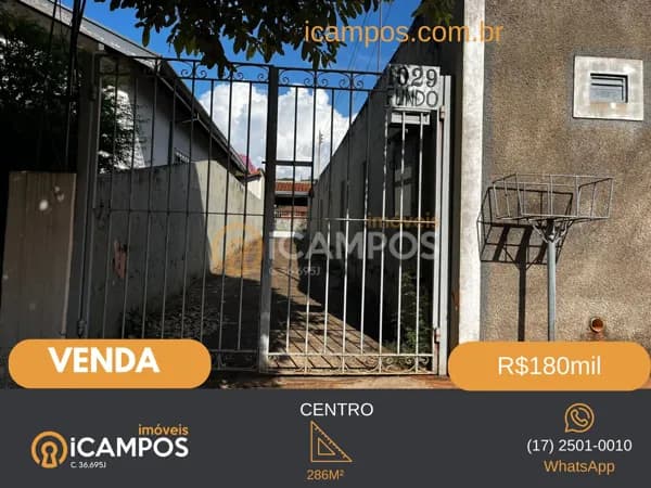 Casa em Bebedouro - Centro