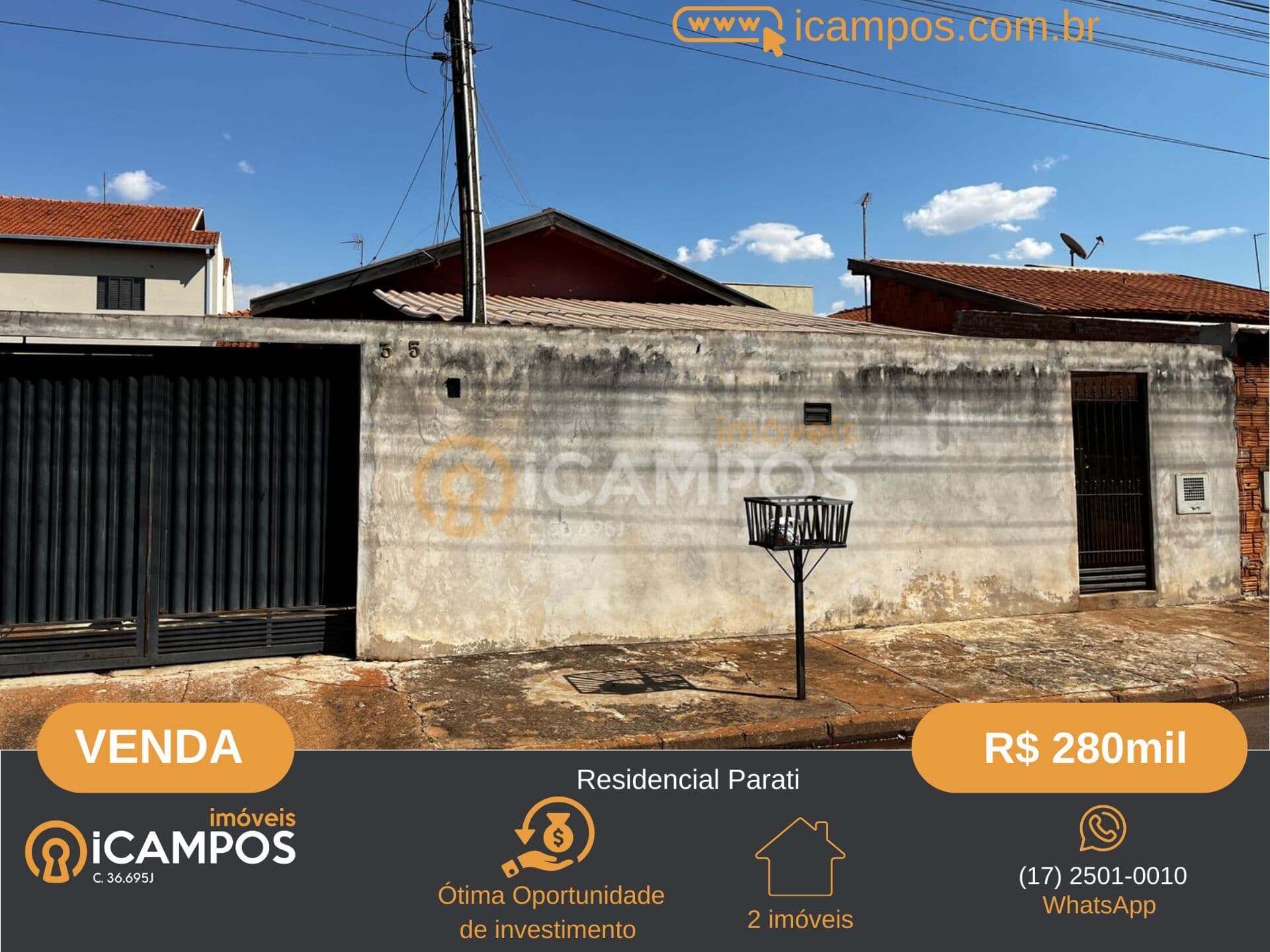 Casa em Bebedouro - Residencial Parati