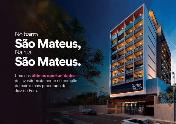 Studio na Rua São Mateus - a partir de