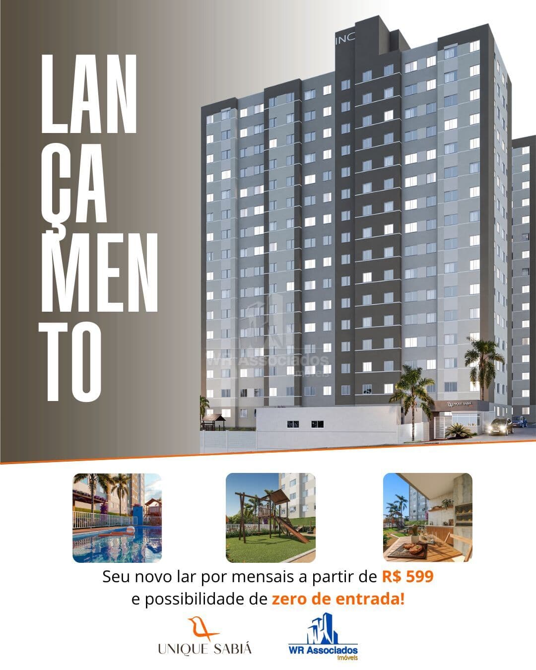 Apartamentos de 1 ou 2 quartos na Zona Sul - a partir de 189.900,00