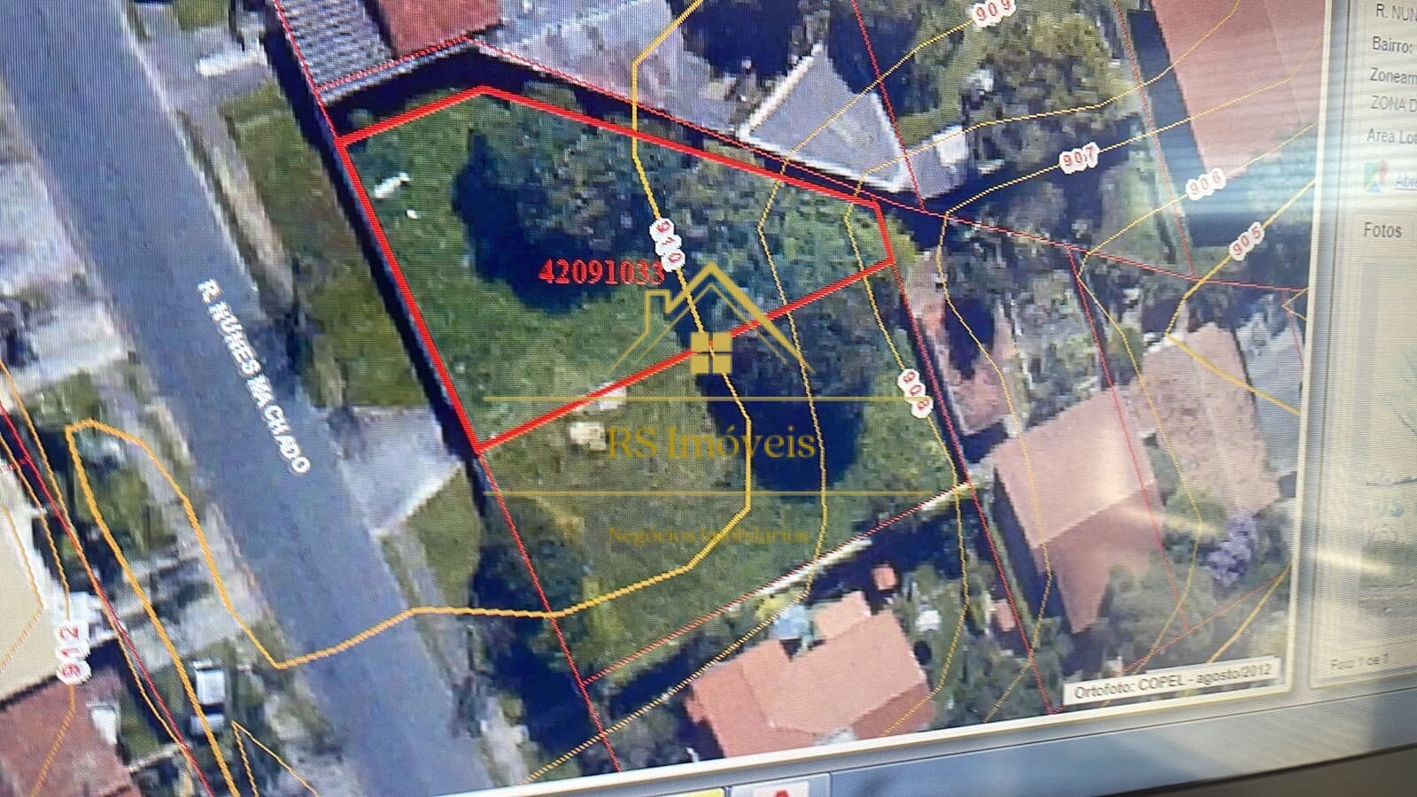 Terreno a venda no Rebouças com 934 m²
