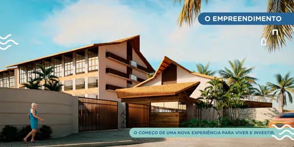 Apartamento Studio em Praia dos Carneiros, Tamandaré/PE