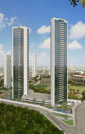 Apartamento com 4 quartos, sendo 3 suítes na Ilha do Retiro