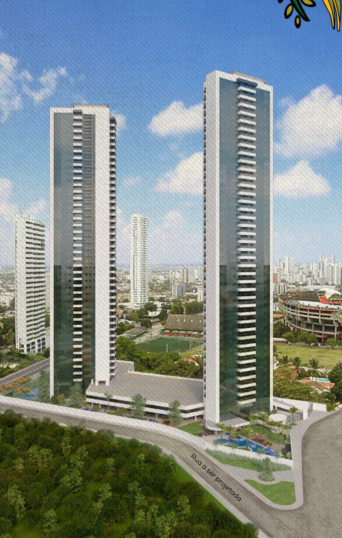 Apartamento com 4 quartos, sendo 3 suítes na Ilha do Retiro