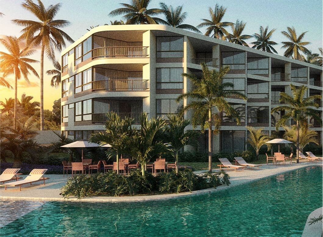 Flats na praia dos Carneiros