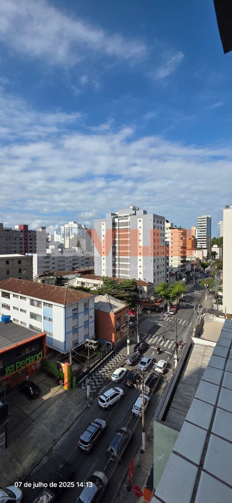 1 dorm. com varanda BOQUEIRÃO- SANTOS