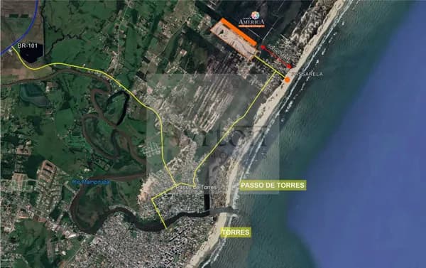 Lote/Terreno em Passo de Torres - Caravelle