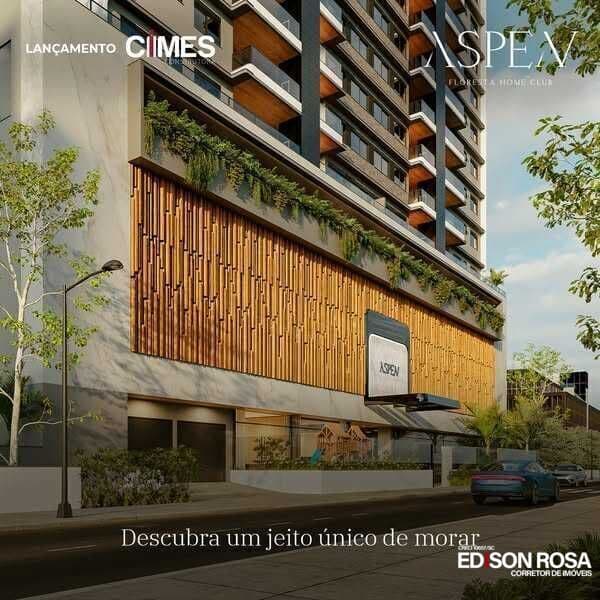 Apartamento no Edifício Aspen Floresta Home Club em São José/SC, 3 Suítes com 121,90 m² privativos - Cimes Construtora.