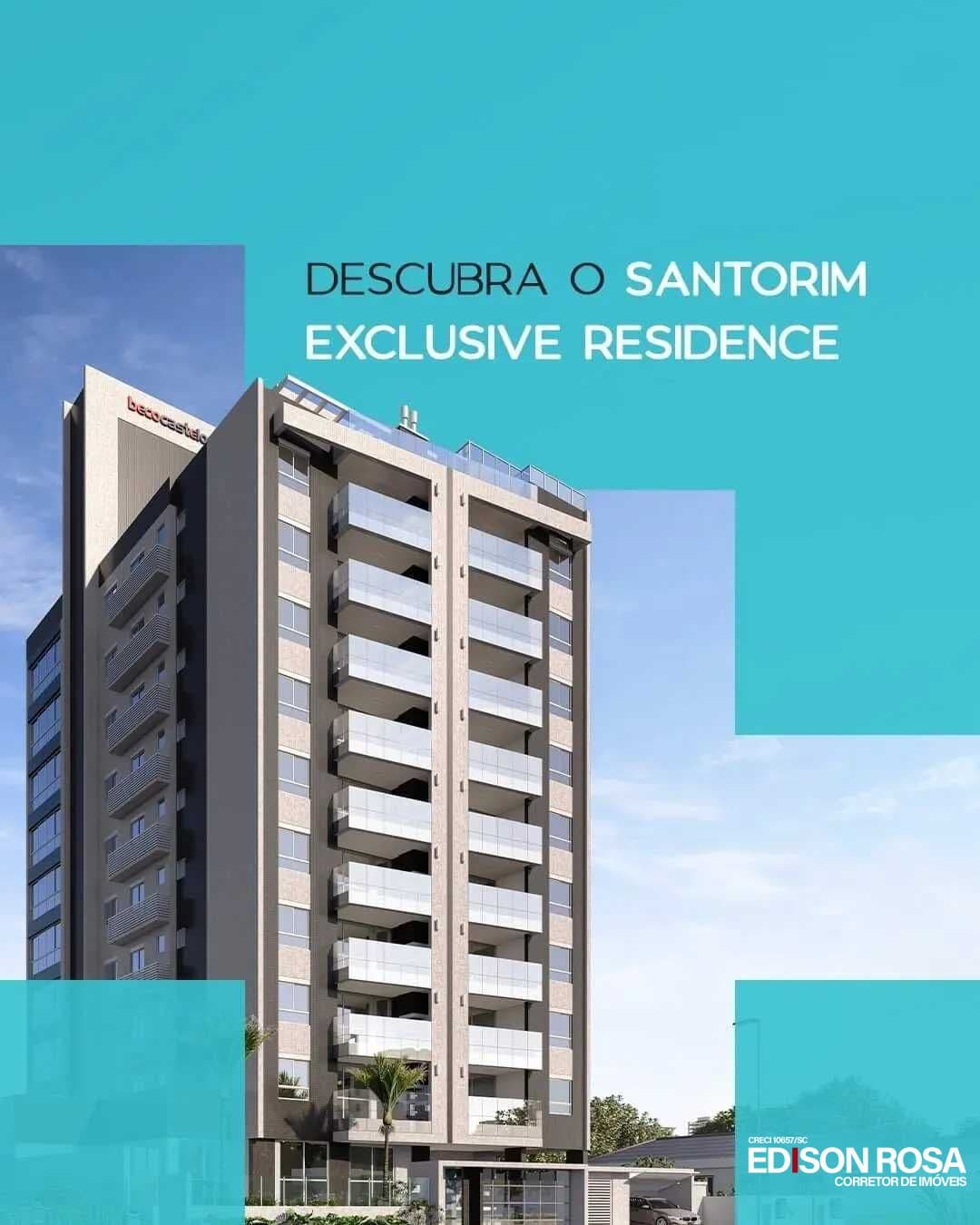 Apartamento no Santorim Residence á venda no Estreito em Florianópolis/SC - Plantas 03 suítes com 112m², 02 vagas mais hobby box.
