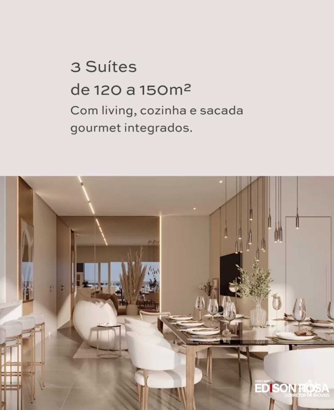 Apartamento no Edificio Reserva Residence, à venda em São José, Campinas - 03 SUITES com 151,40M² - AMC Construtora.