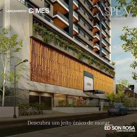 Apartamento no Edifício Aspen Floresta Home Club em São José SC, 3 suítes com 121,90 m² mais 2 vagas livres com hobby box.