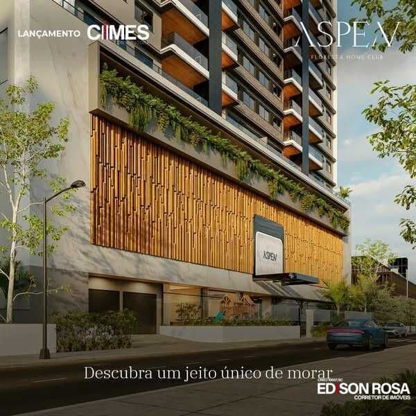 Apartamento no Edifício Aspen Floresta Home Club em São José SC, 3 suítes com 121,90m² próximo a Florianópolis SC.