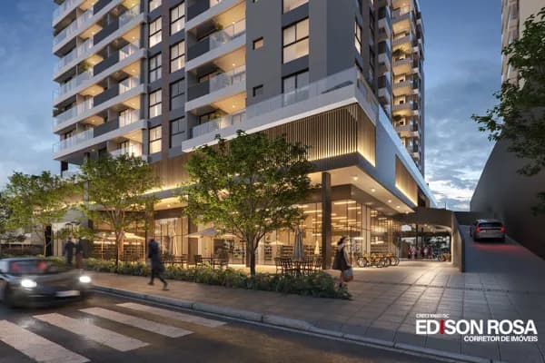 Apartamento no Edifício Acqua Continentale, em Florianópolis SC, Estreito: 3 quartos sendo 1 suíte de 112,25m² com 2 vagas de garagem.