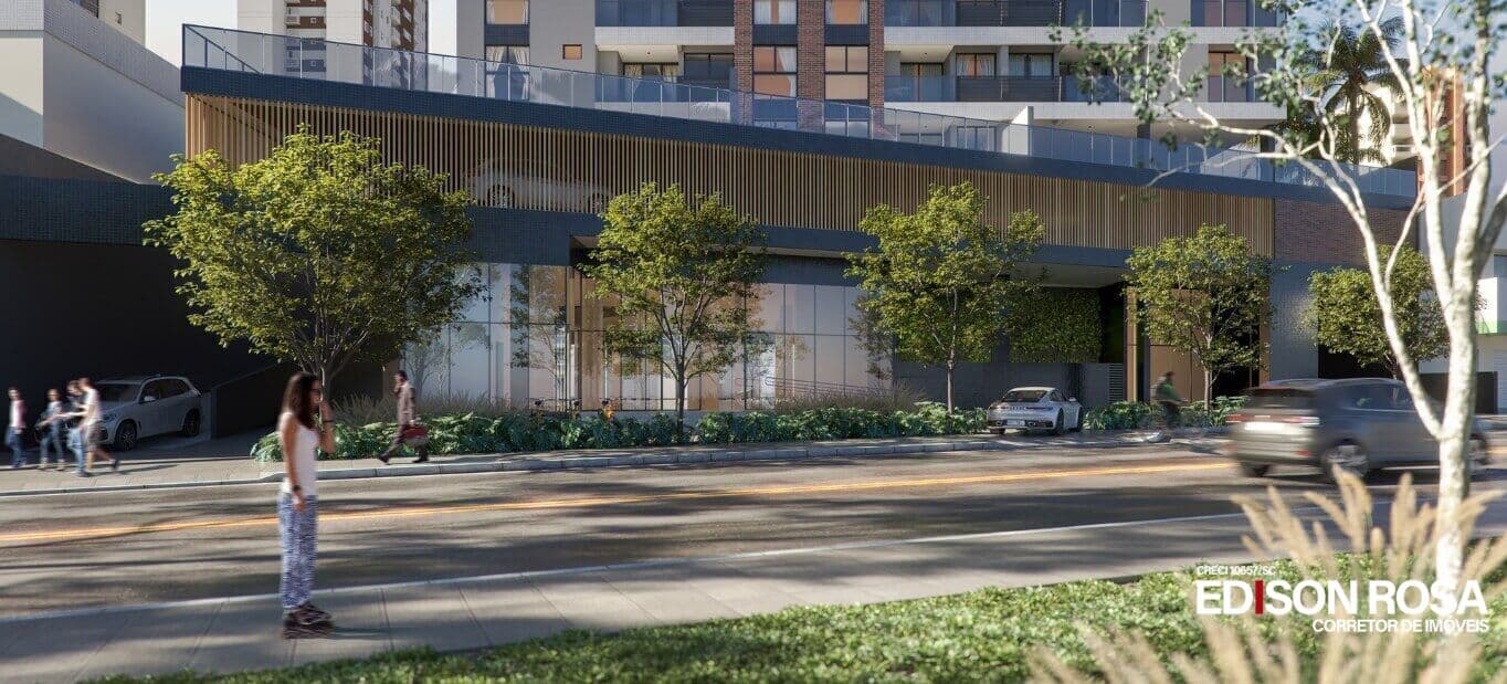 Apartamento no Edifício Acqua Continentale, em Florianópolis/SC, Estreito - 2 suítes de 84,45m², com infraestrutura de lazer completo.