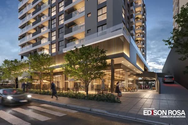 Apartamento no Edifício Acqua Continentale, em Florianópolis/SC, Estreito - 3 suítes de 110,15m² com 2 vagas de garagem.