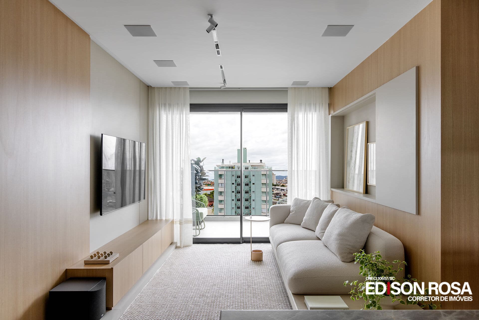 Apartamento Edifício Manhattan Residence à venda em São José/SC, Floresta - 3 SUÍTES com 127,25 m² , 2 vagas livres mais hobby box de 3,00m².